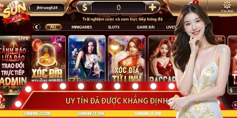 SUNWIN đã khẳng định uy tín qua nhiều năm hoạt động