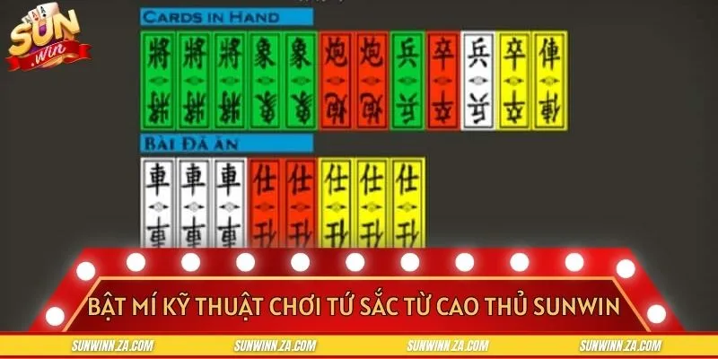 Áp dụng ngay kỹ thuật chơi tứ sắc vào ván bài